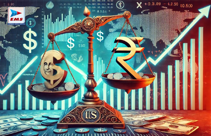 रुपए पर डॉलर का भारी दबाव, महंगाई और एफपीआई निकासी से अर्थव्यवस्था को चुनौती